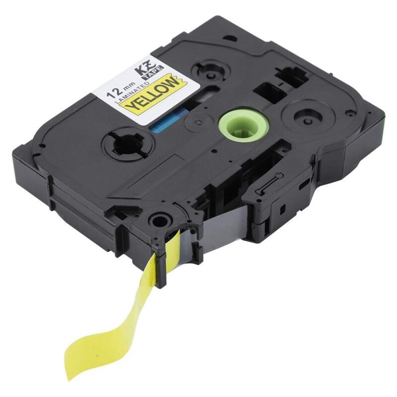 Brother TZe-631 Black On Yellow