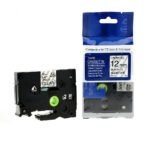 Brother Tape TZE-131 12mm Black on Clear