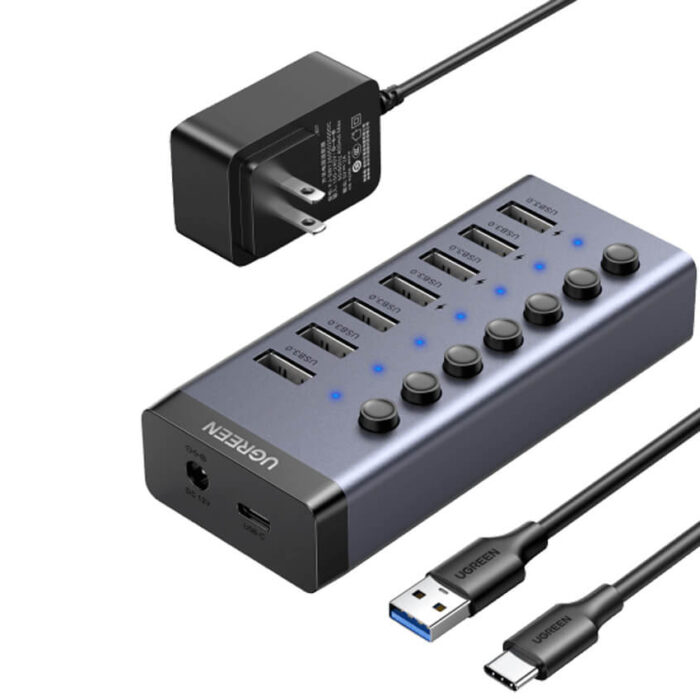 UGREEN 7-Port Powered USB 3.0 Hub - CM481