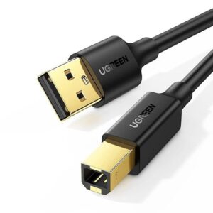 UGREEN USB 2.0 AM to BM Print Cable 2m (Black)