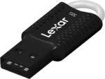 Lexar 32GB JumpDrive V40 USB 2.0 Flash Drive, Black