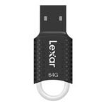 Lexar 64GB JumpDrive V40 USB 2.0 Flash Drive, Black