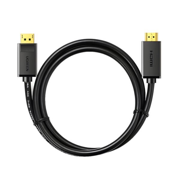 UGREEN 2M DP Male to HDMI Male Cable (Black) – DP101