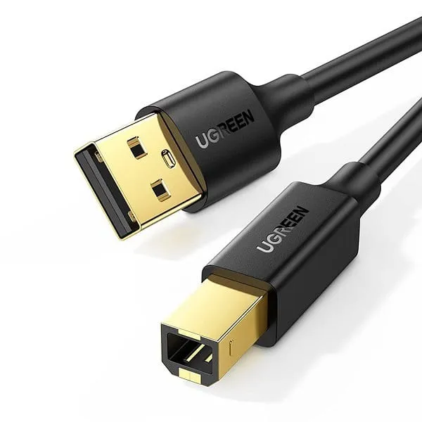 UGREEN USB 2.0 AM to BM Print Cable 5m (Black), UG-10352