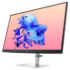 HP U32 31.5"" 4K HDR Monitor, Height/Tilt/Swivel/Pivot Adjustable, Silver Color, - 368Y5AS