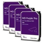 WD 14TB Purple Surveillance Hard Drive , 512MB - WD140PURZ