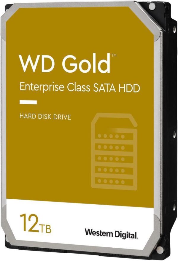 WD 12TB Gold Enterprise Class Hard Drive , 256MB, 7200rpm - WD121KRYZ