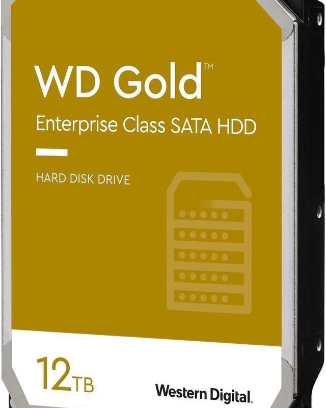 WD 12TB Gold Enterprise Class Hard Drive , 256MB, 7200rpm - WD121KRYZ