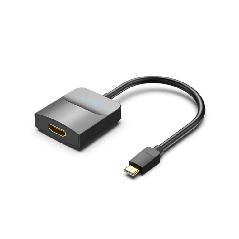 Vention Type-C to HDMI Adapter 0.15M Black ABS Type TDCBB