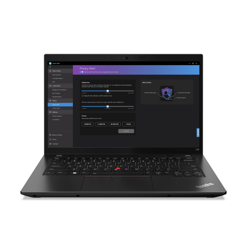Lenovo ThinkPad L14 Gen 4 CORE I7-1355U, 8GB Ram, 512GB SSD, INTEGRATED GPU, WIN11 PRO, 14-inch, BLACK (21H1005GUE)