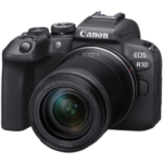 canon R100 with 2 lenses