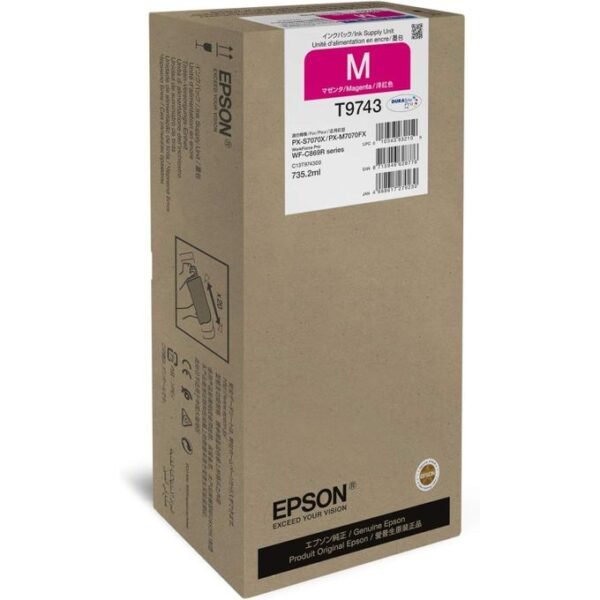 Epson T9743 Magenta XXL Ink Cartridge for WF-C869R Series