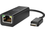 HP USB-C to RJ45 Adapter - Black - V7W66AA