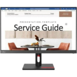 Lenovo ThinkVision S24i-30 23.8" FHD Monitor, Raven Black Color,  Connectivity: 1 VGA, 1 HDMI 1.4 - 63DEKAT3UK