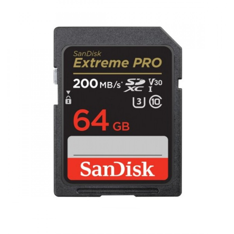 SanDisk Extreme PRO SDHC™ And SDXC™ UHS-I Card Up to 200MB/s - 64GB