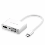 UGREEN USB-C to HDMI + VGA Converter - White - MM123