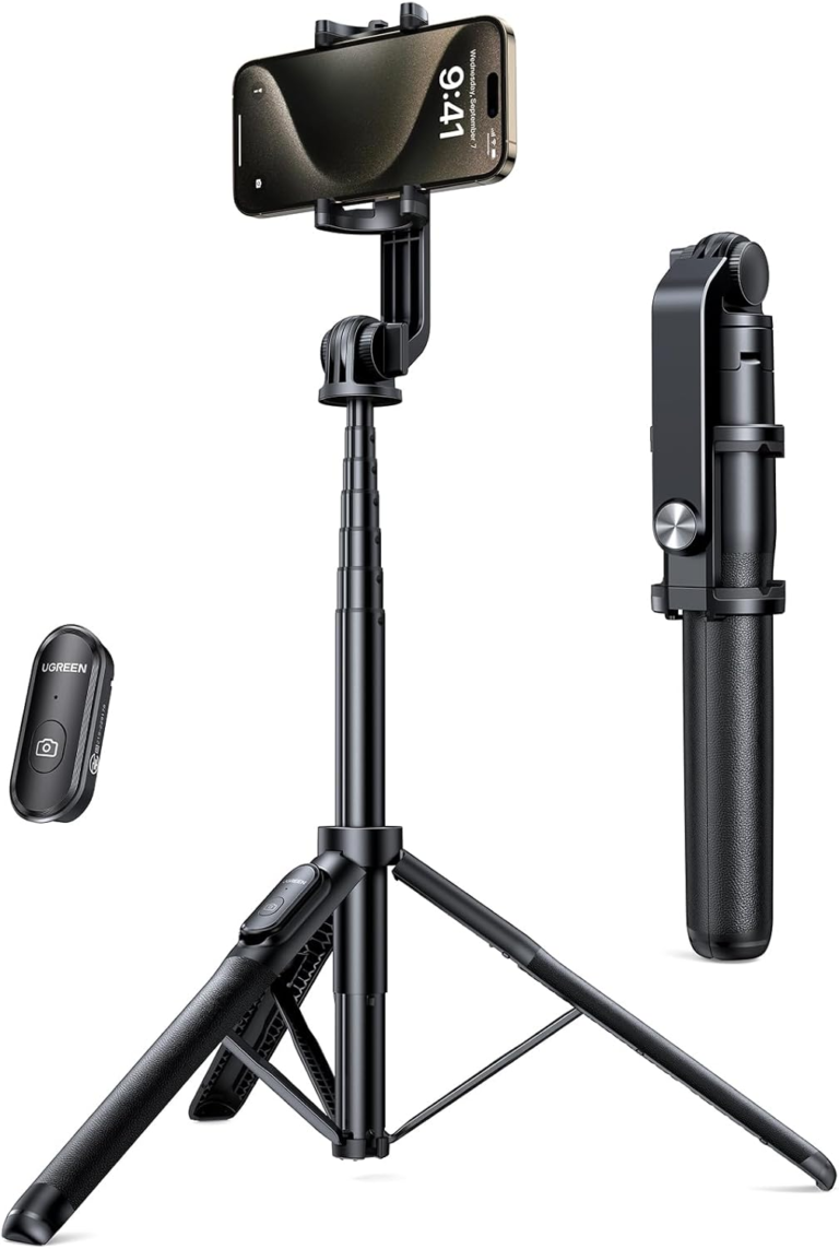 UGREEN Selfie Stick Tripod with Bluetooth Remote - LP586