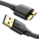 UGREEN USB-A 3.0 to Micro USB 3.0 Male Cable 1m Black - US130