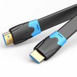 VENTION FLAT HDMI CABLE 0.5M BLACK