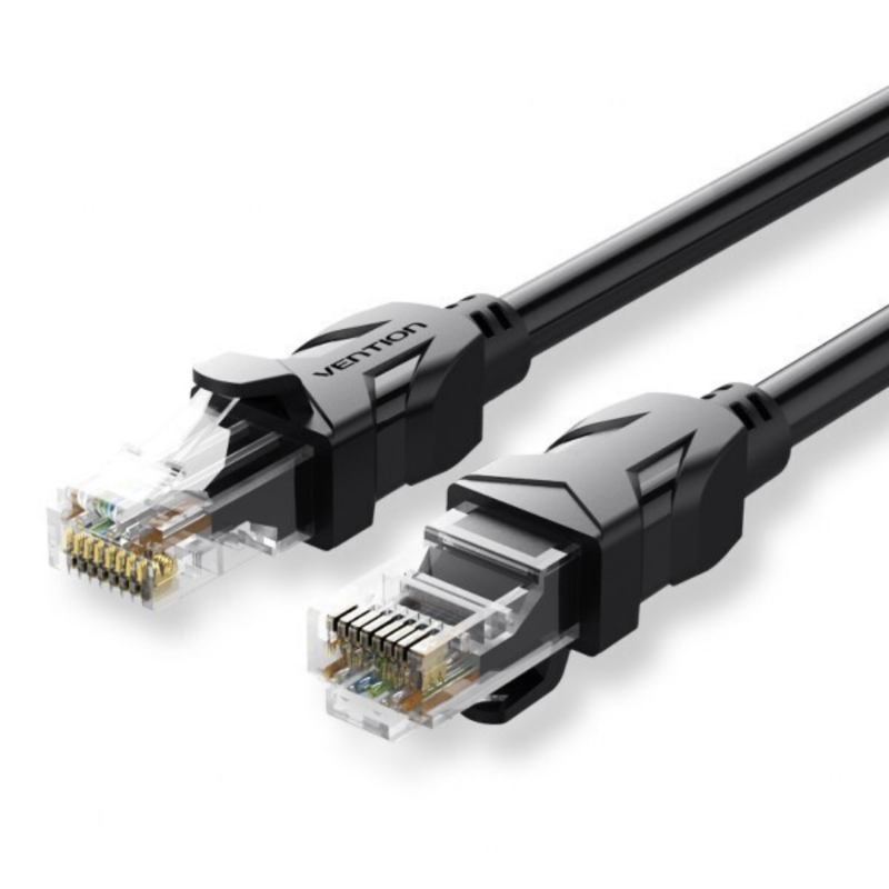 VENTION CAT6 UTP PATCH CORD CABLE 30M BLACK