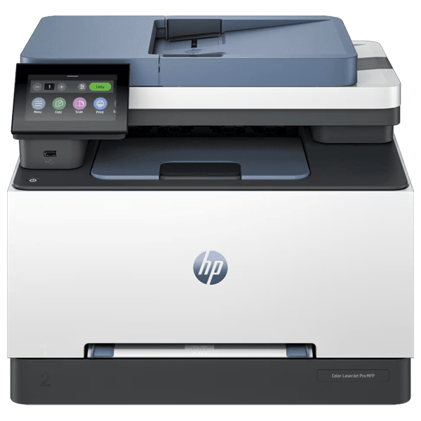 HP Color LaserJet Pro MFP 3303fdn, Print, Copy, Scan and Fax, Duplex Printing, ADF, Ethernet, USB Interface, LCD Touchscreen (499M7A)