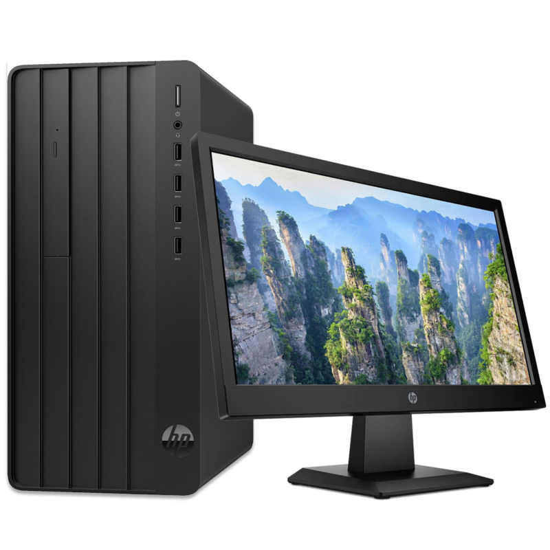 HP PRO TOWER 290 G9 CORE i3-13100| 8GB| 512PC|P204 MONITOR