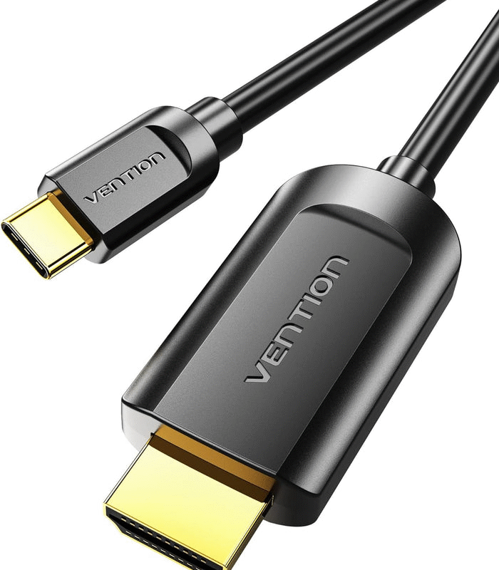 Vention Type-C to HDMI Cable 2M Black Metal Type