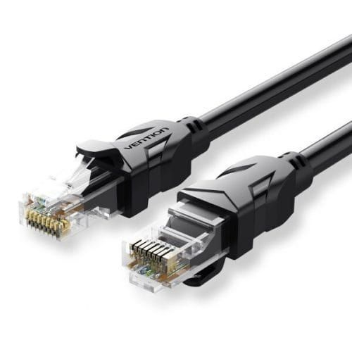 Vention Cat.6 UTP Patch Cable 0.5M Black 