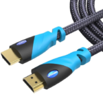 Vention Nylon Braided HDMI Cable 10M Black Metal Type