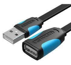 Vention USB 2.0 A Male to A Female Extension Cable 5M black PVC Type