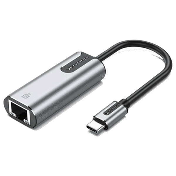 Vention USB-C to Gigabit Ethernet Adapter 0.15M Gray Aluminum Alloy Type